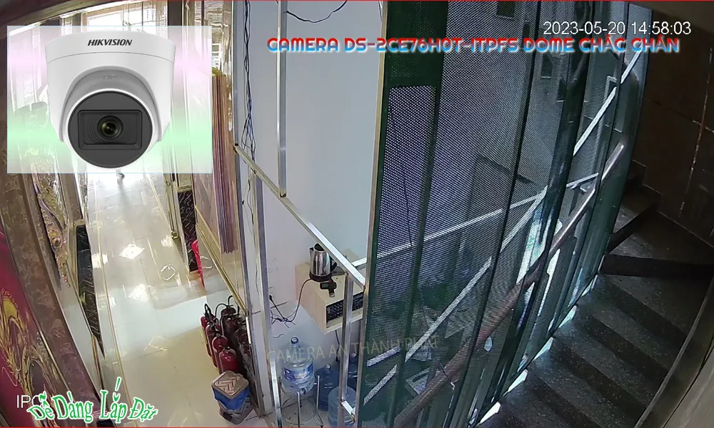 DS-2CE76H0T-ITPFS sắc nét Hikvision