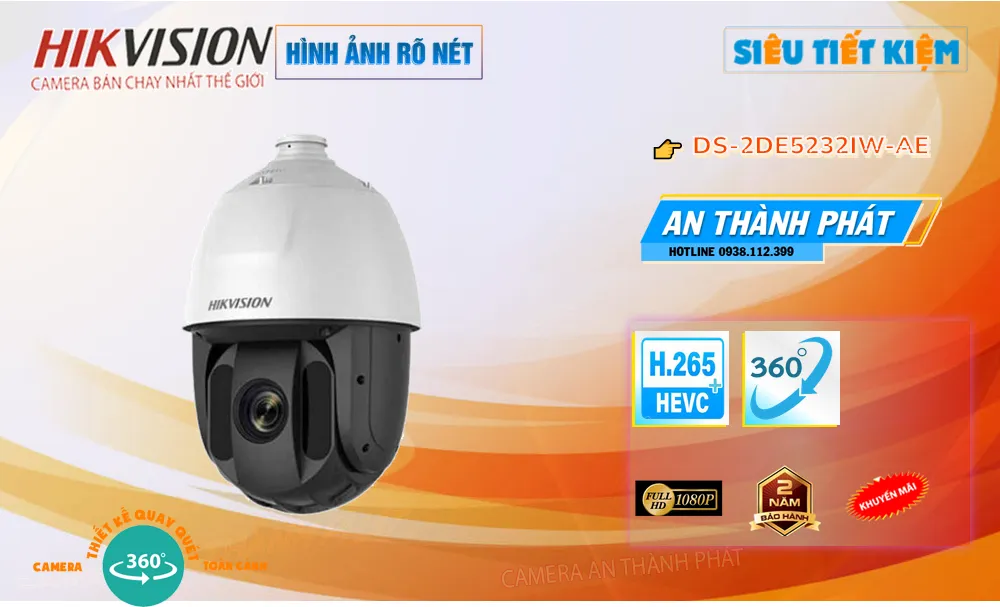 DS-2DE5232IW-AE sắc nét Hikvision ➠ DS-2DE5232IW-AE sắc nét Hikvision ➠