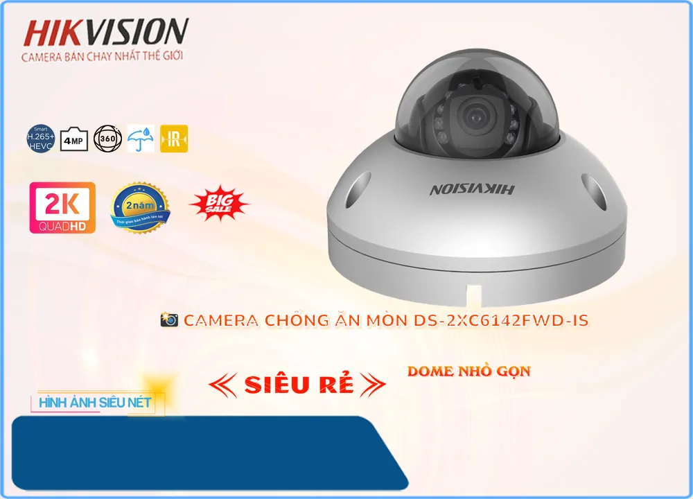 DS-2XC6142FWD-IS sắc nét Hikvision DS-2XC6142FWD-IS sắc nét Hikvision