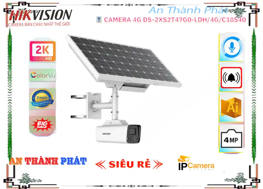 DS-2XS2T47G0-LDH/4G/C18S40 sắc nét Hikvision ➠