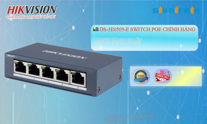 DS-3E0505-E Thiết Bị Mạng  Bộ chia mạng
