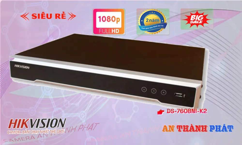 DS-7608NI-K2 sắc nét Hikvision DS-7608NI-K2 sắc nét Hikvision