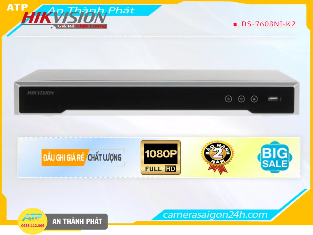 DS-7608NI-K2 sắc nét Hikvision DS-7608NI-K2 sắc nét Hikvision