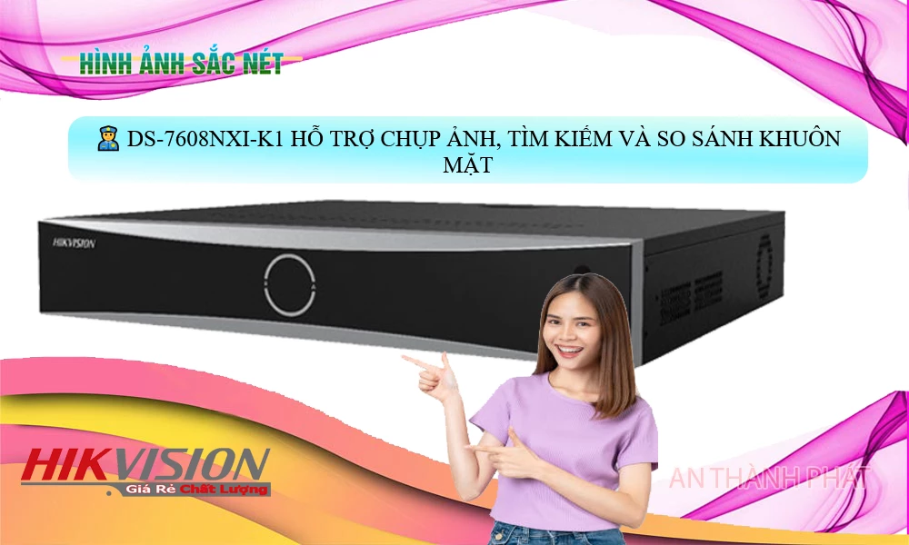 ➠ DS-7608NXI-K1 sắc nét Hikvision ➠ DS-7608NXI-K1 sắc nét Hikvision
