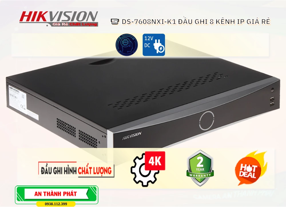 ➠ DS-7608NXI-K1 sắc nét Hikvision ➠ DS-7608NXI-K1 sắc nét Hikvision