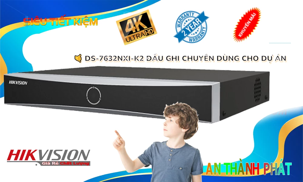 DS-7632NXI-K2 sắc nét Hikvision DS-7632NXI-K2 sắc nét Hikvision