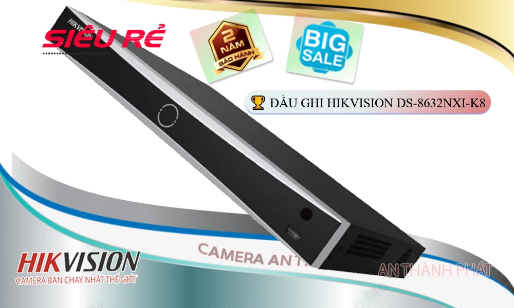 DS-8632NXI-K8 sắc nét Hikvision