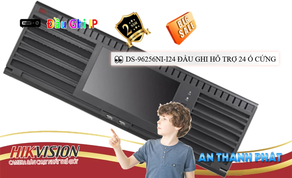 DS-96256NI-I24 sắc nét Hikvision