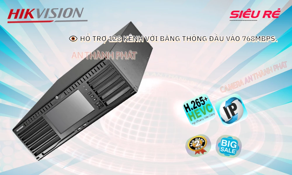 DS-96256NI-I24 sắc nét Hikvision