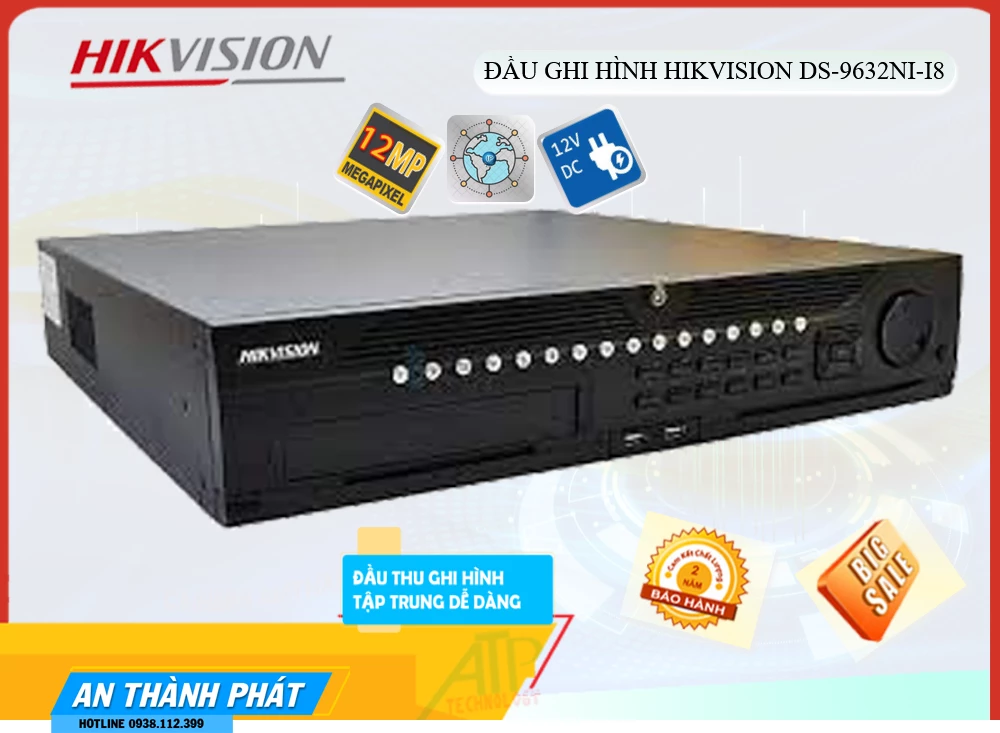 DS-9632NI-I8 sắc nét Hikvision ➠ DS-9632NI-I8 sắc nét Hikvision ➠