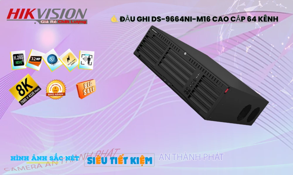 DS-9664NI-M16 sắc nét Hikvision DS-9664NI-M16 sắc nét Hikvision