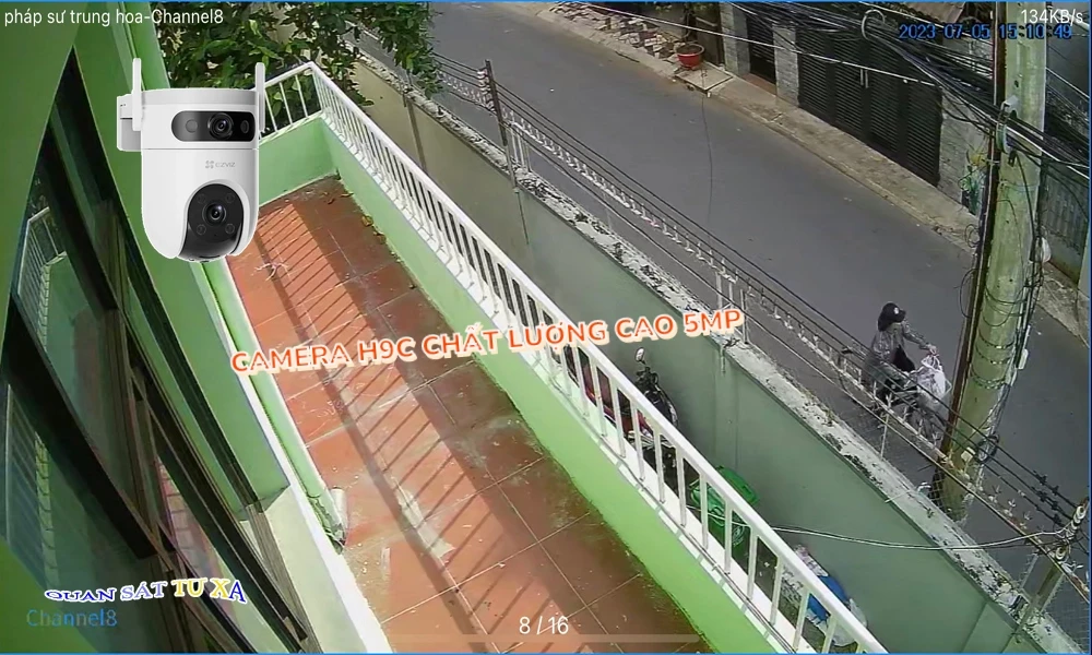 H9C (5MP+5MP) Không Dây Camera Giám Sát Công Nghệ Mới