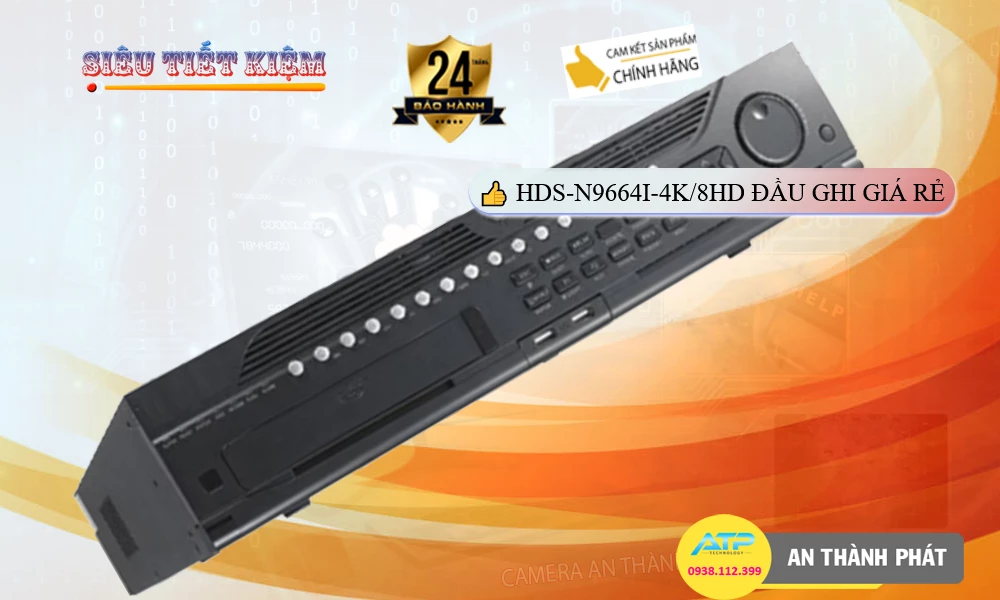 HDS-N9664I-4K/8HD sắc nét Hdparagon ➠