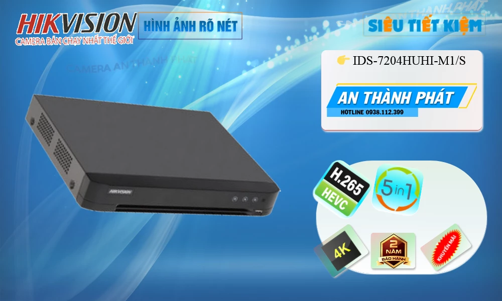 IDS-7204HUHI-M1/S sắc nét Hikvision IDS-7204HUHI-M1/S sắc nét Hikvision
