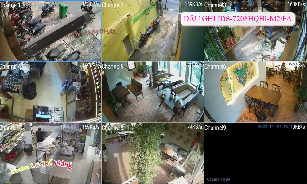 IDS-7208HQHI-M2/FA sắc nét Hikvision ➠