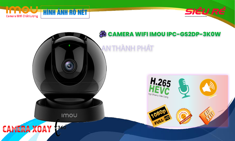 IPC-GS2DP-3K0W sắc nét Wifi Imou IPC-GS2DP-3K0W sắc nét Wifi Imou
