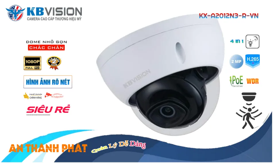 KX-A2012N3-R-VN sắc nét KBvision