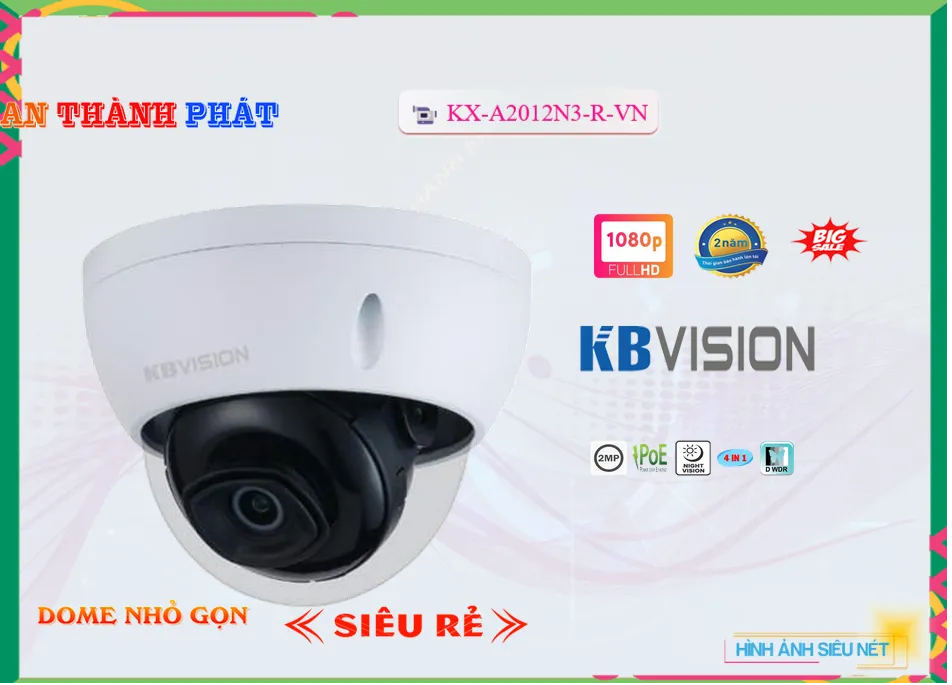 KX-A2012N3-R-VN sắc nét KBvision