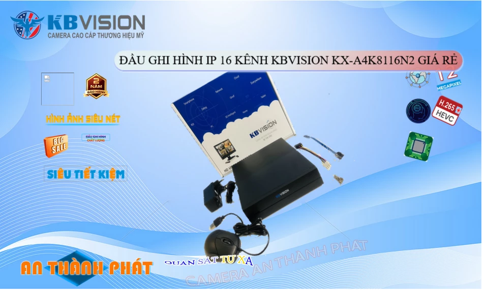 KX-A4K8116N2 sắc nét KBvision KX-A4K8116N2 sắc nét KBvision