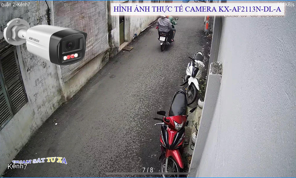 Camera IP POE Công nghệ nỗi bật Phân biệt người và động vật KX-AF2113N-DL-A KBvision Với giá cạnh tranh