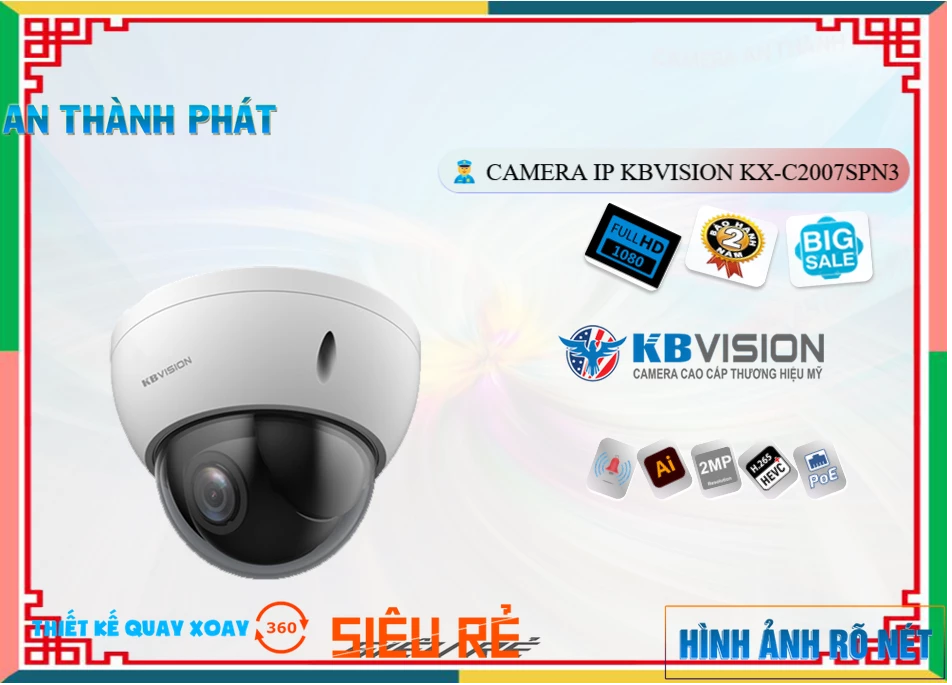 KX-C2007sPN3 sắc nét KBvision KX-C2007sPN3 sắc nét KBvision