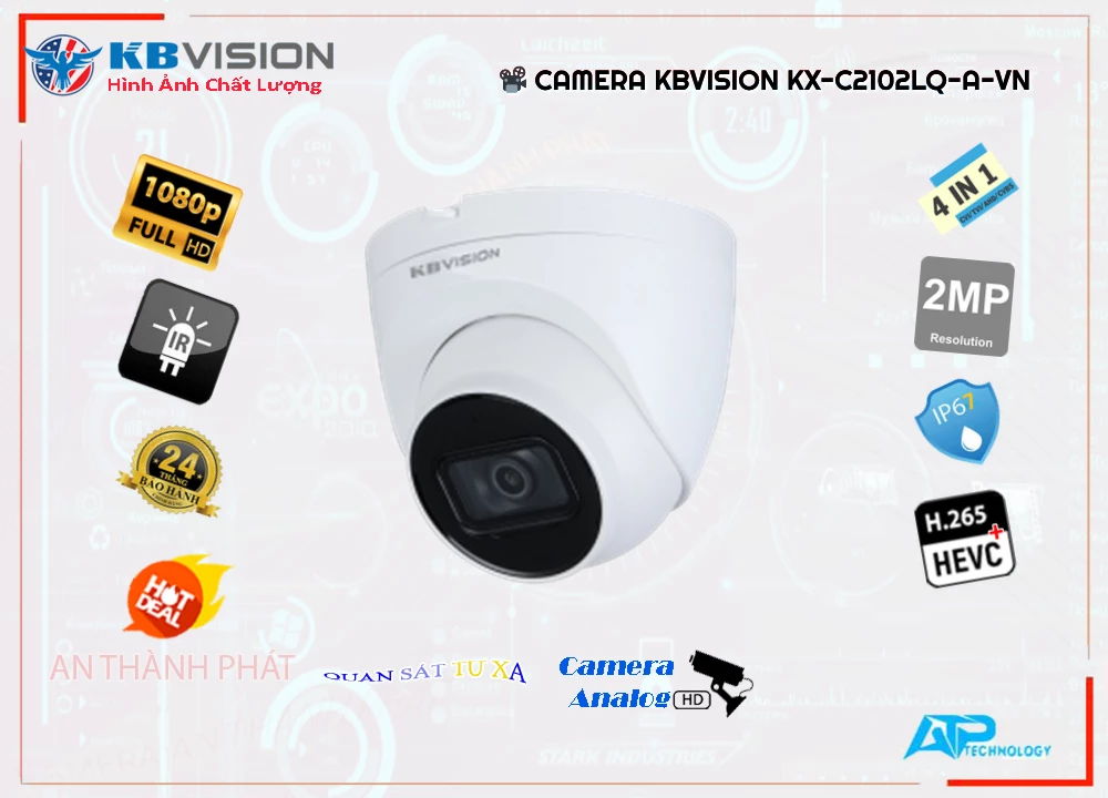 KX-C2102LQ-A-VN sắc nét KBvision KX-C2102LQ-A-VN sắc nét KBvision