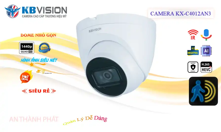 KX-C4012AN3 sắc nét KBvision KX-C4012AN3 sắc nét KBvision