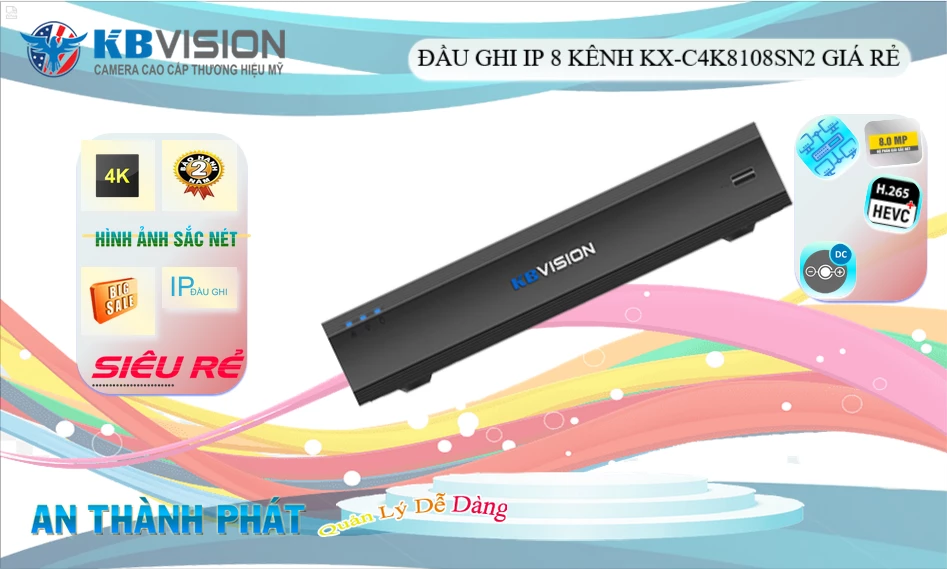 KX-C4K8108SN2 sắc nét KBvision ➠