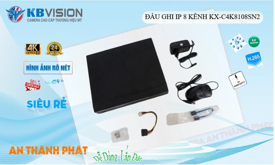 KX-C4K8108SN2 sắc nét KBvision ➠