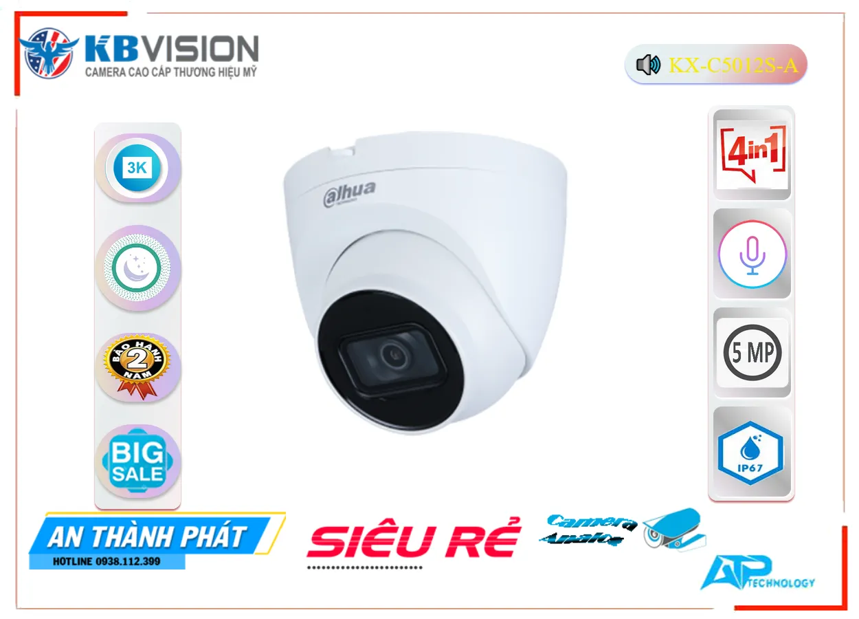 KX-C5012S-A sắc nét KBvision KX-C5012S-A sắc nét KBvision