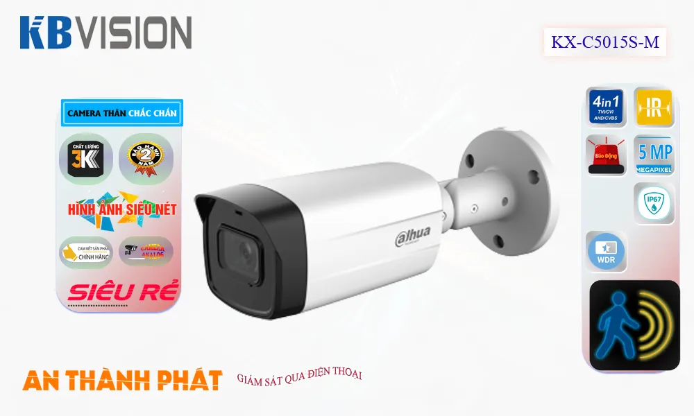 ➠  KX-C5015S-M sắc nét KBvision