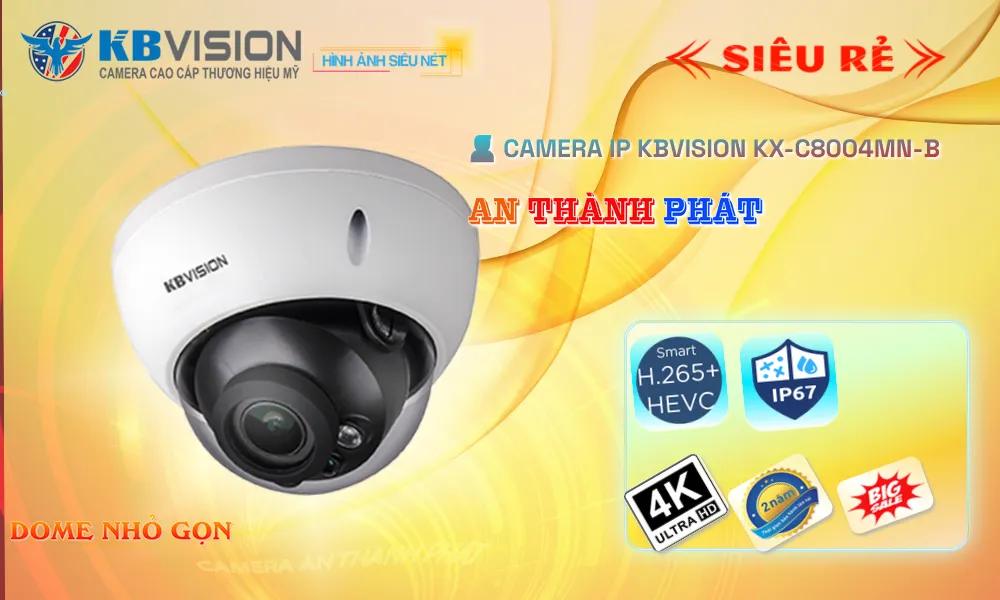Điểm nổi bật của camera IP KX-C8004MN-B