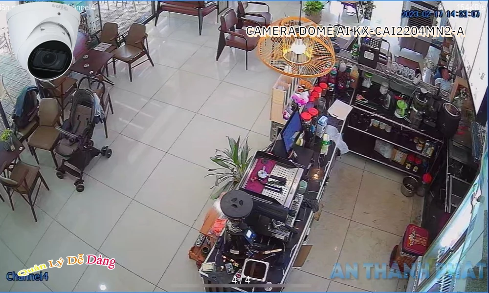 ➠  KX-CAi2204MN2-A sắc nét KBvision