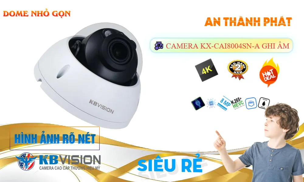 KX-CAi8004SN-A sắc nét KBvision KX-CAi8004SN-A sắc nét KBvision