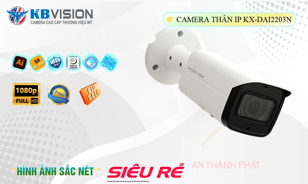 KX-DAi2203N sắc nét KBvision KX-DAi2203N sắc nét KBvision