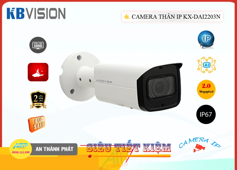KX-DAi2203N sắc nét KBvision KX-DAi2203N sắc nét KBvision