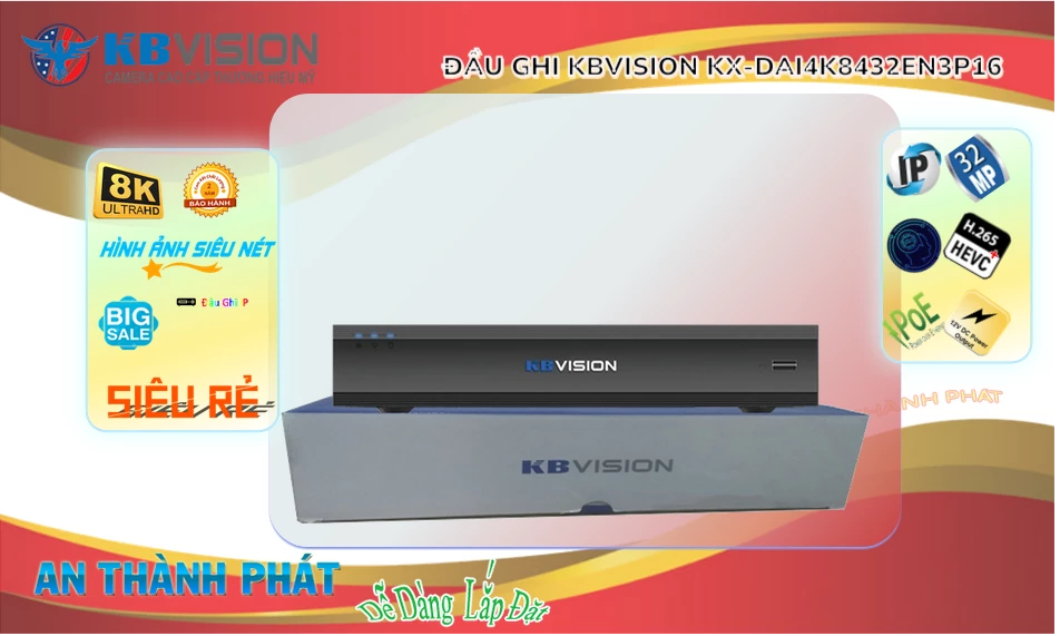KX-DAi4K8432EN3P16 sắc nét KBvision KX-DAi4K8432EN3P16 sắc nét KBvision