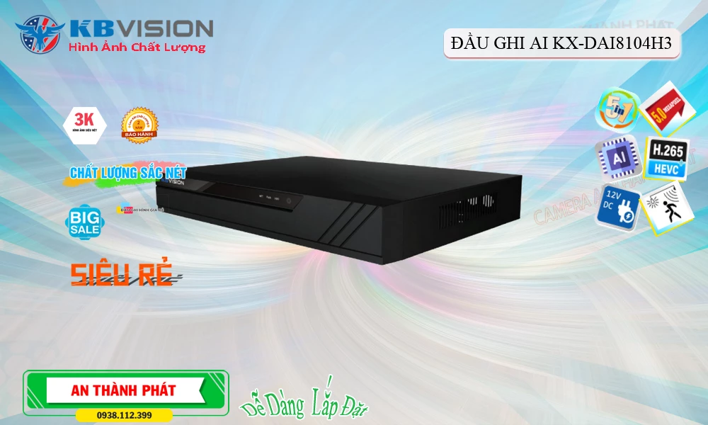 KX-DAi8104H3 sắc nét KBvision