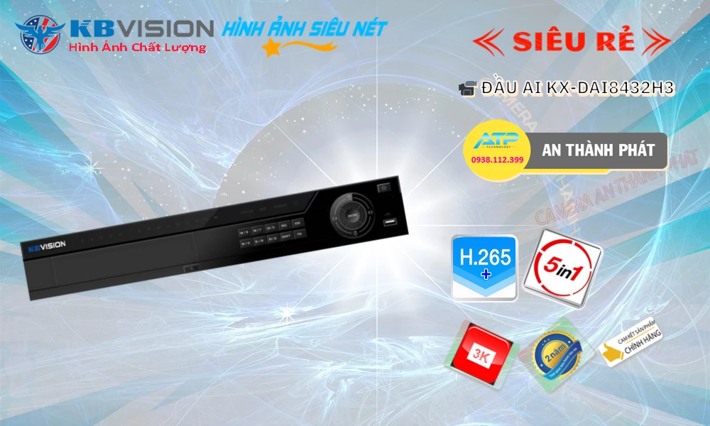 KX-DAi8432H3 sắc nét KBvision KX-DAi8432H3 sắc nét KBvision