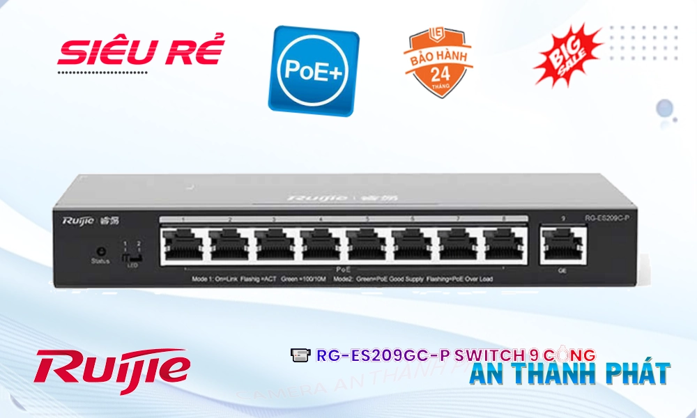 RG-ES209GC-P Hãng Ruijie
