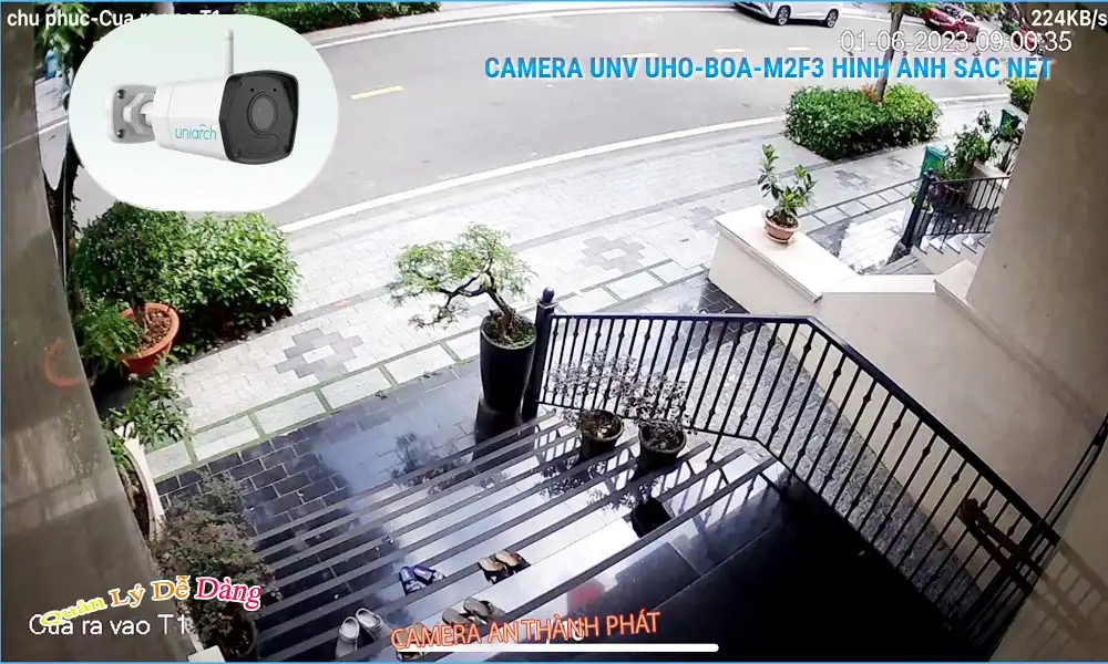 Camera UHO-BOA-M2F3  UNV (Uniview) Thiết kế Đẹp
