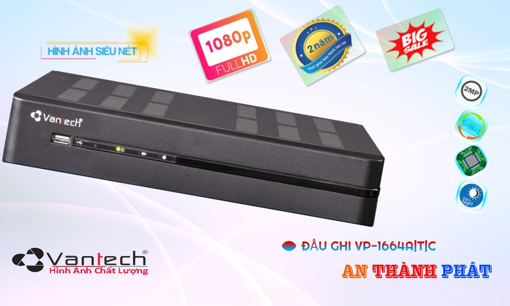 VP-1664A|T|C Đầu Thu VanTech