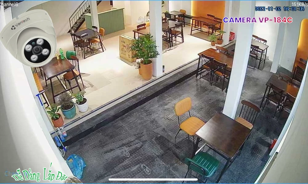 Camera Ip POE Sắc Nét VP-184C VanTech