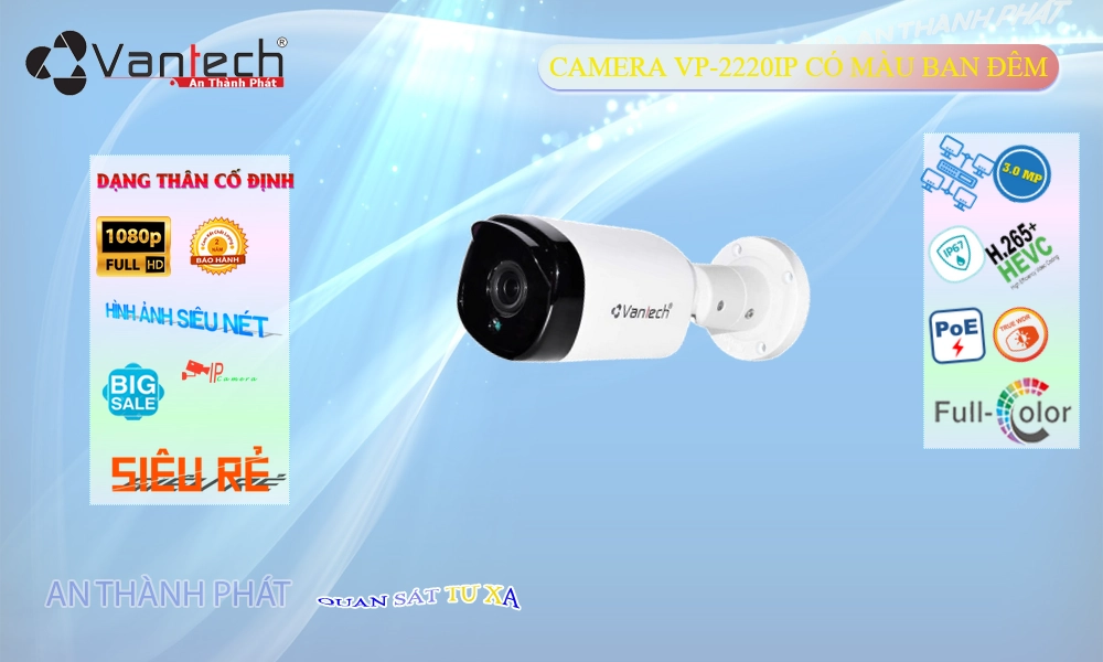Camera An Ninh VanTech VP-2220IP Giá rẻ