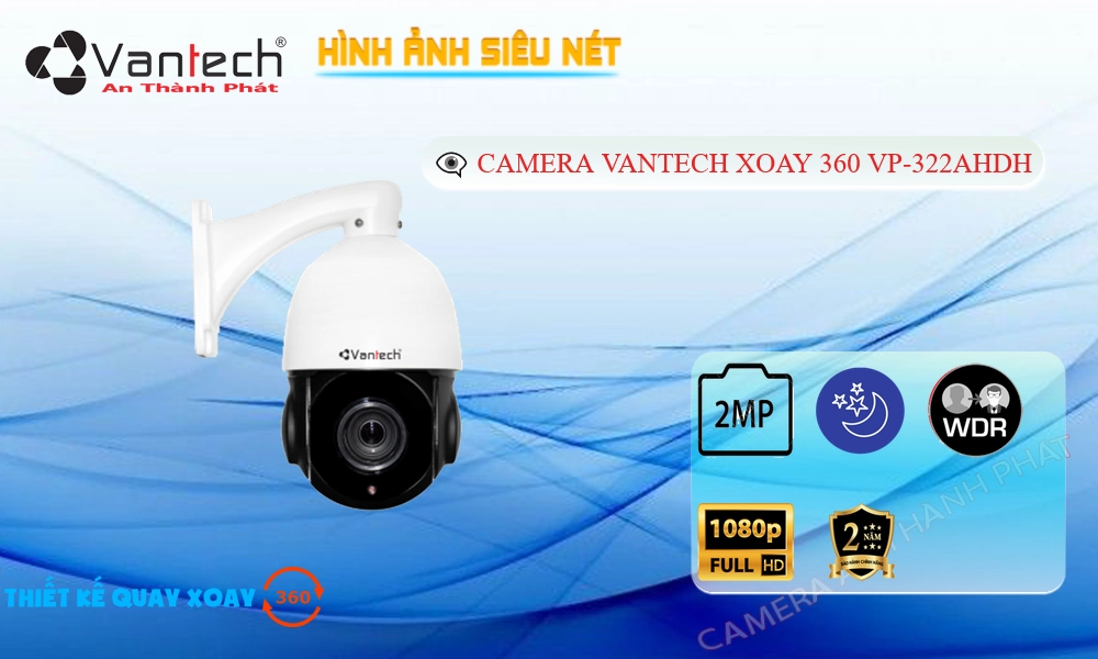 VP-322AHDH Camera HD VanTech Chức Năng Cao Cấp