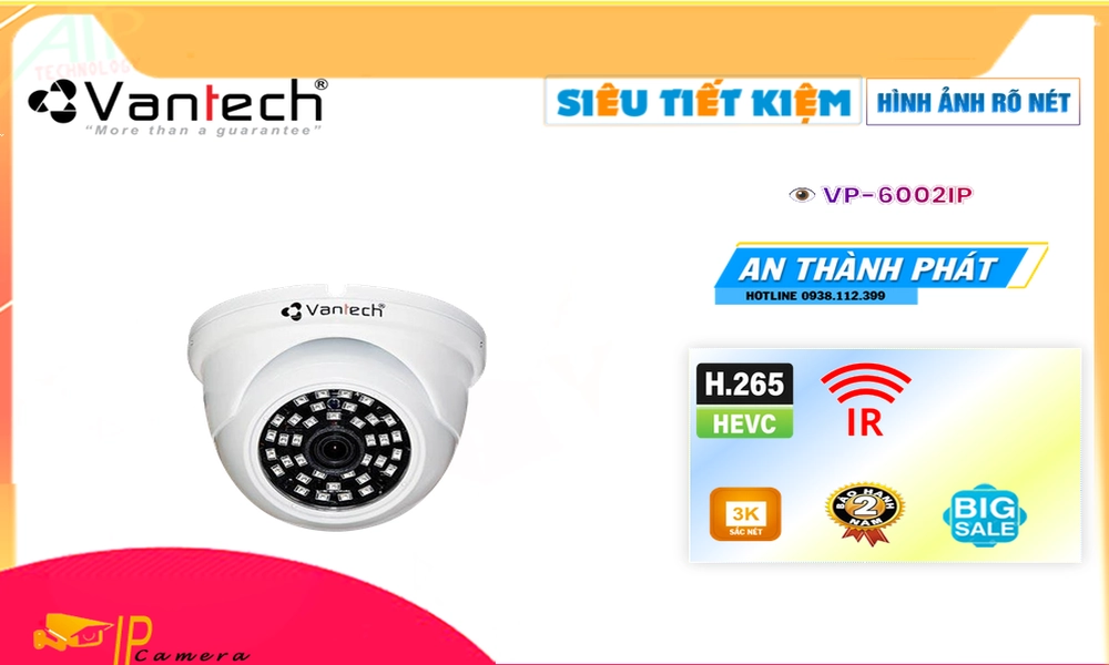 ❇ VP-6002IP Camera VanTech Giá tốt ❇ VP-6002IP Camera VanTech Giá tốt