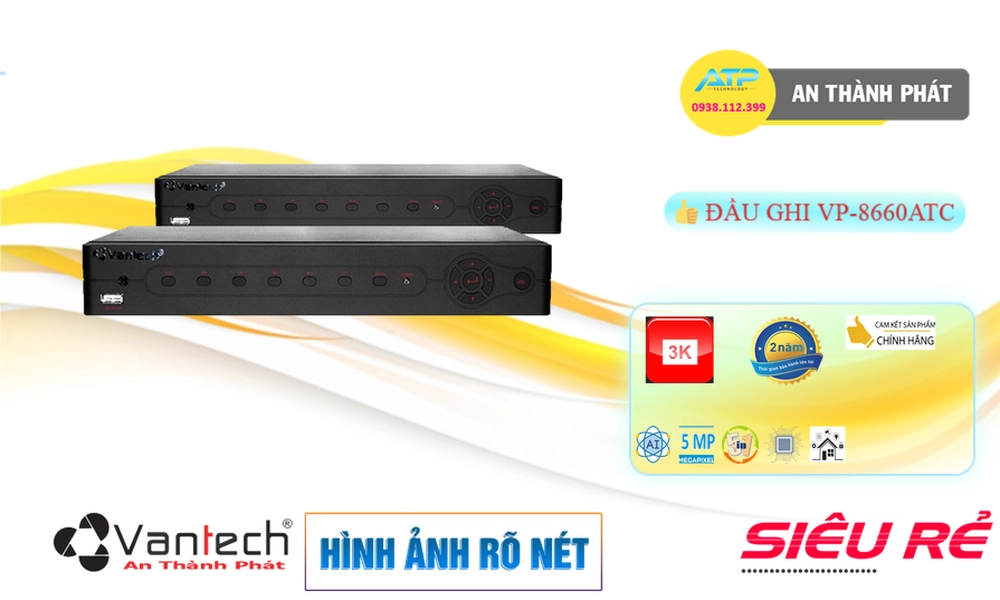 VP-8660ATC Đầu Ghi VanTech