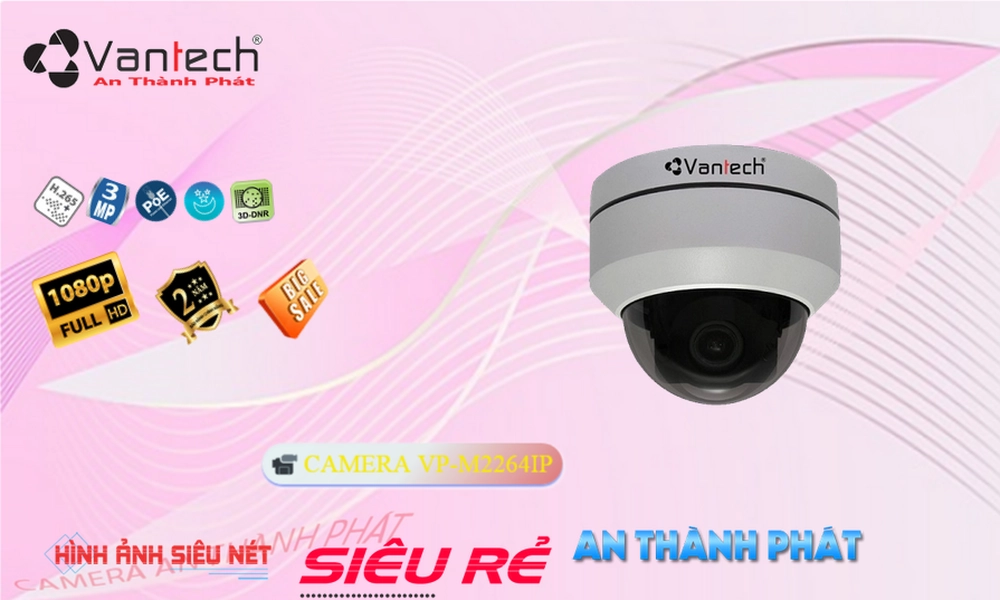 Camera VP-M2264IP Chức Năng Cao Cấp ❇
