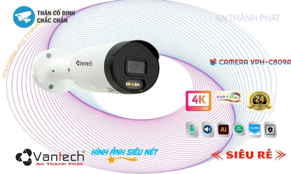 Camera Công Nghệ IP VPH-C809AI VanTech
