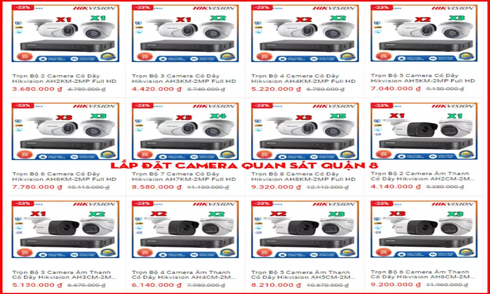 Công Ty Lắp Camera Quận 8 Giá Rẻ